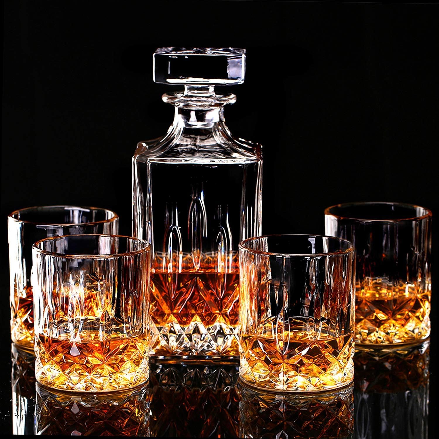 Lighten Life non-lead crystal glass safe for everyday use.