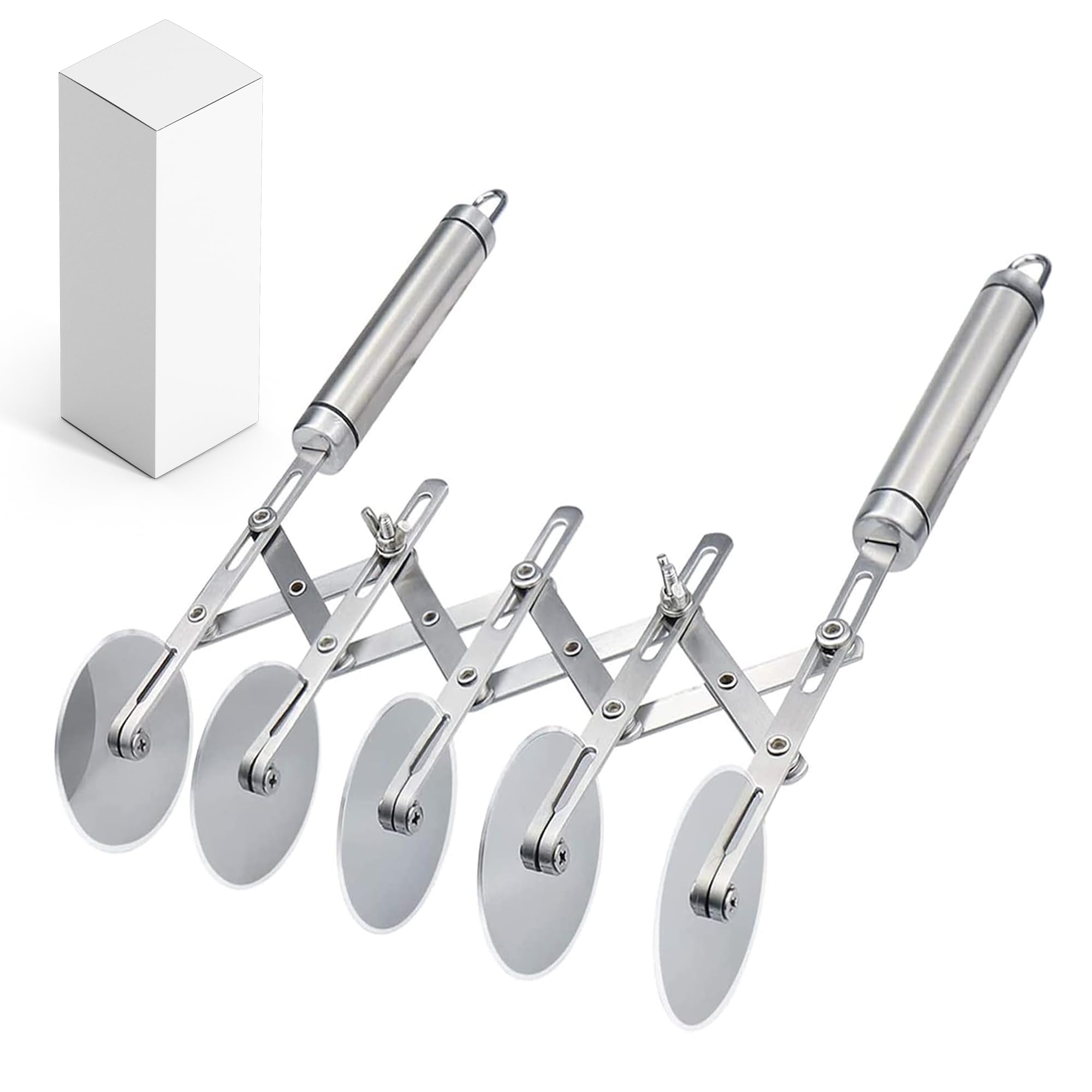 Lihengkong 5-Wheel Pastry Cutter main view showing versatility in baking prep