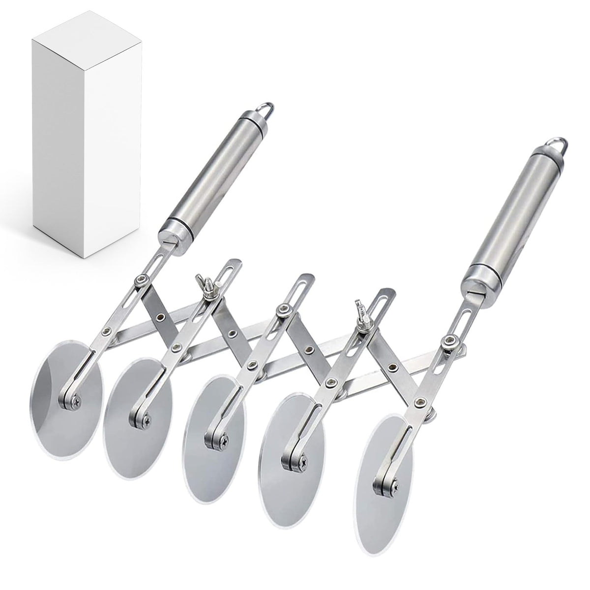 Lihengkong 5-Wheel Pastry Cutter main view showing versatility in baking prep