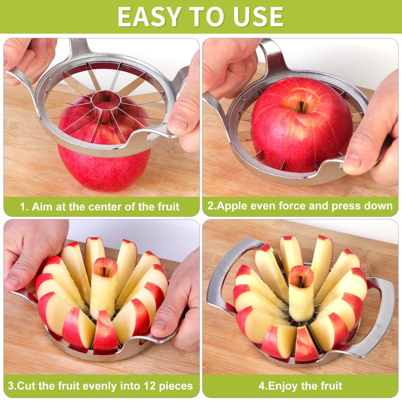 LIIGEMI apple core large-capacity design for effortless coring.