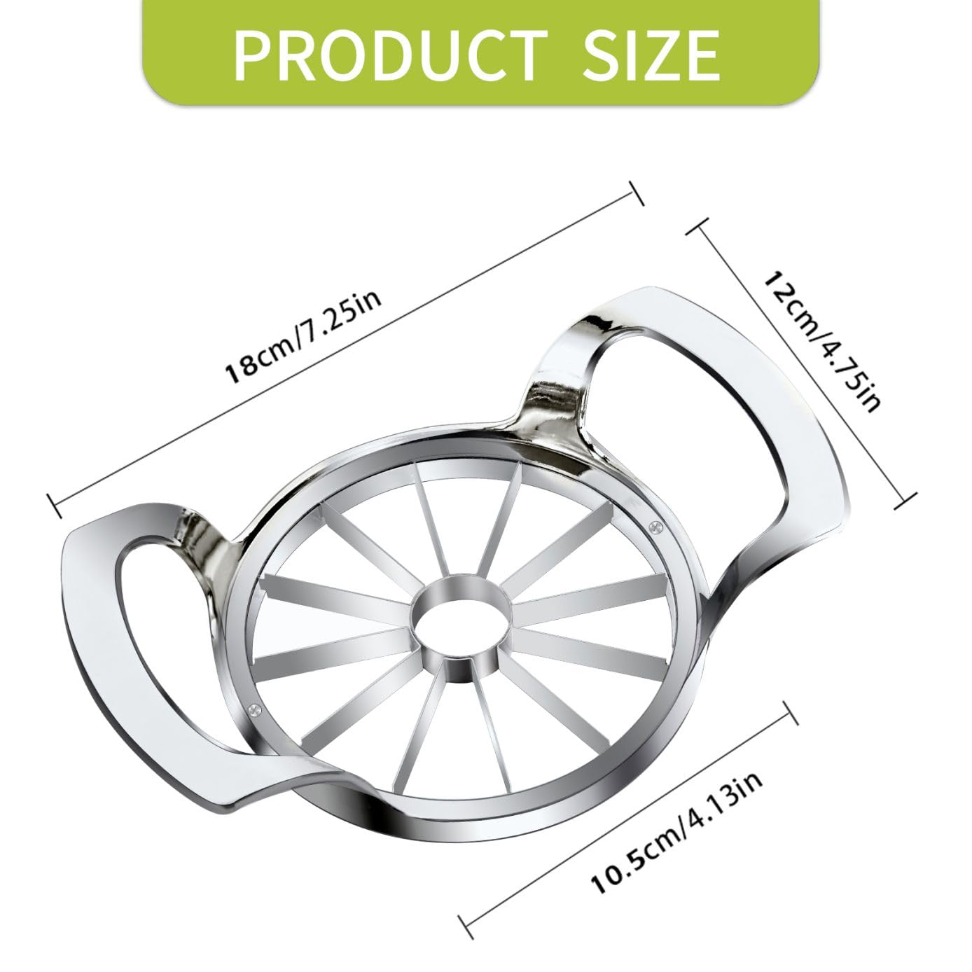 LIIGEMI Apple Slicer easy cleaning with brush and towel.