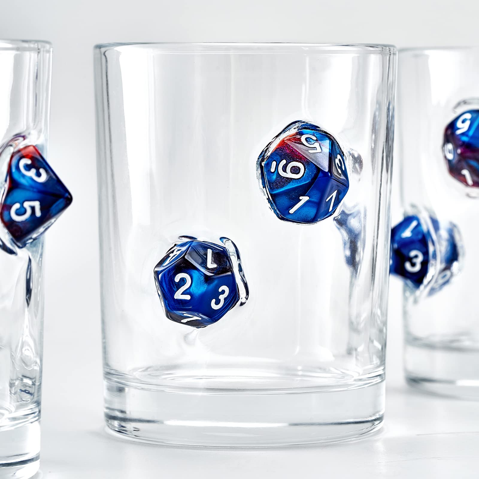 LIIGEMI blue-hued whiskey glass emphasizing premium aesthetics