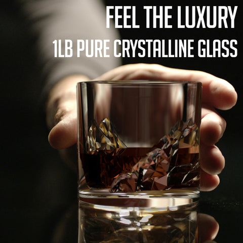 LIITON freezable whiskey glass stored in freezer for instant serve