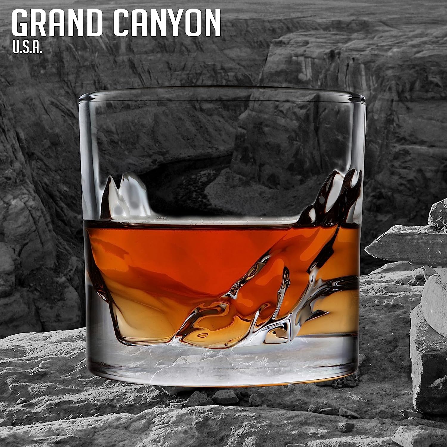 LIITON Grand Canyon crystal-cut detailing highlights premium craftsmanship.