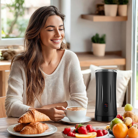 Liksiy Milk Frother auto shut-off for safe, hands-free use
