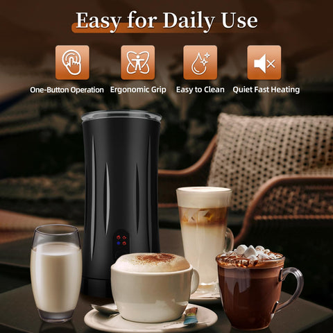 Liksiy Milk Frother ergonomic design for easy grip and elegance
