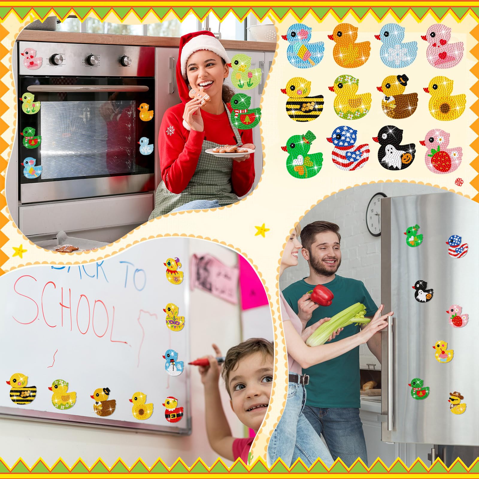 Liliaafar duck magnets make a charming gift for crafters