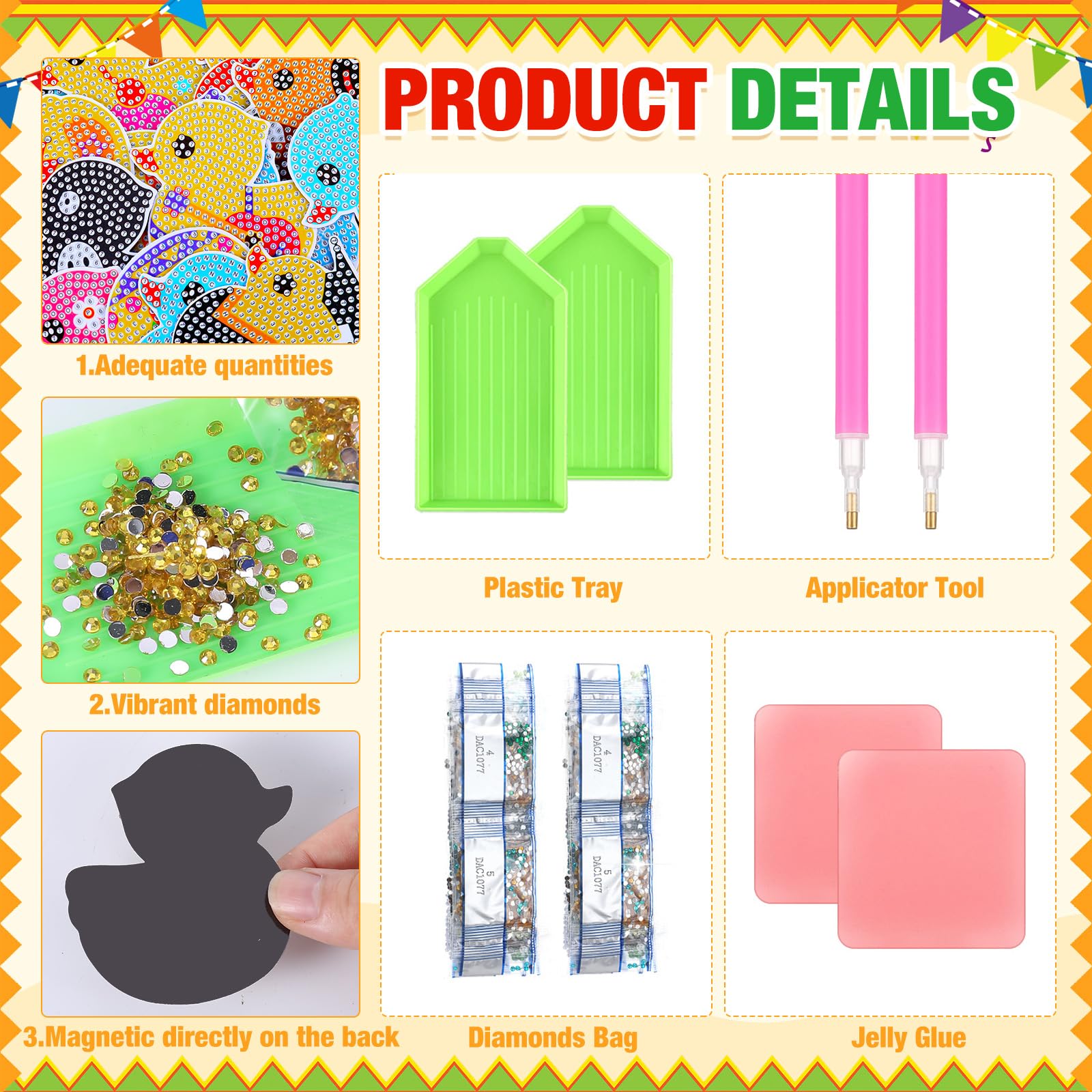 Liliaafar magnets feature strong adhesive for secure attachment