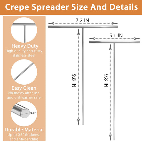 Lilithye stainless crepe spreader detail highlights durable craftsmanship