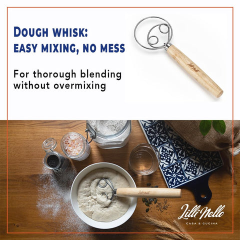 Lillinello non-stick rolling mat easing dough handling and prep.