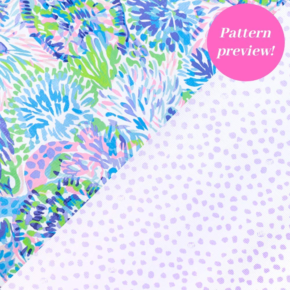 Lilly Pulitzer Shell of a Party print detail adds festive flair