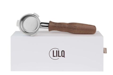 LILQ portafilter with 18-20g basket included for versatility.