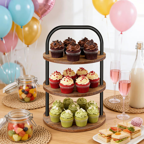 Lilybud Cupcake Stand easy-assembly lets you set up in minutes