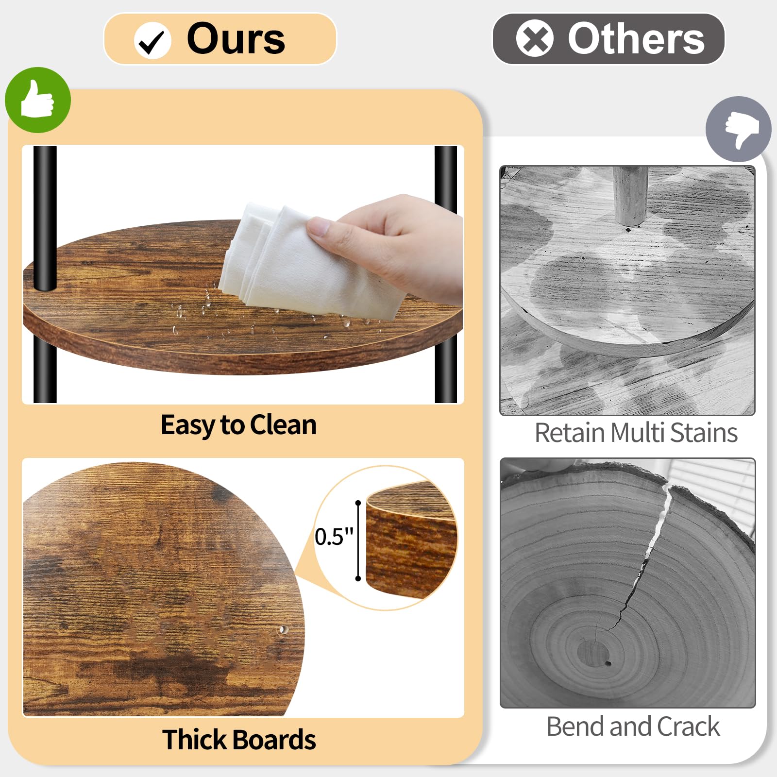 Lilybud Cupcake Stand rustic-dining-table evokes farmhouse style for weddings and gatherings