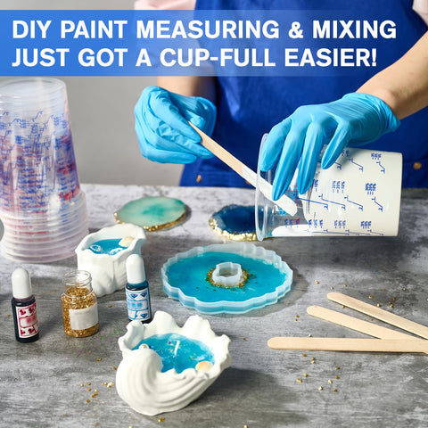 Lilymicky disposable kit reduces cleanup time after painting or resin work.