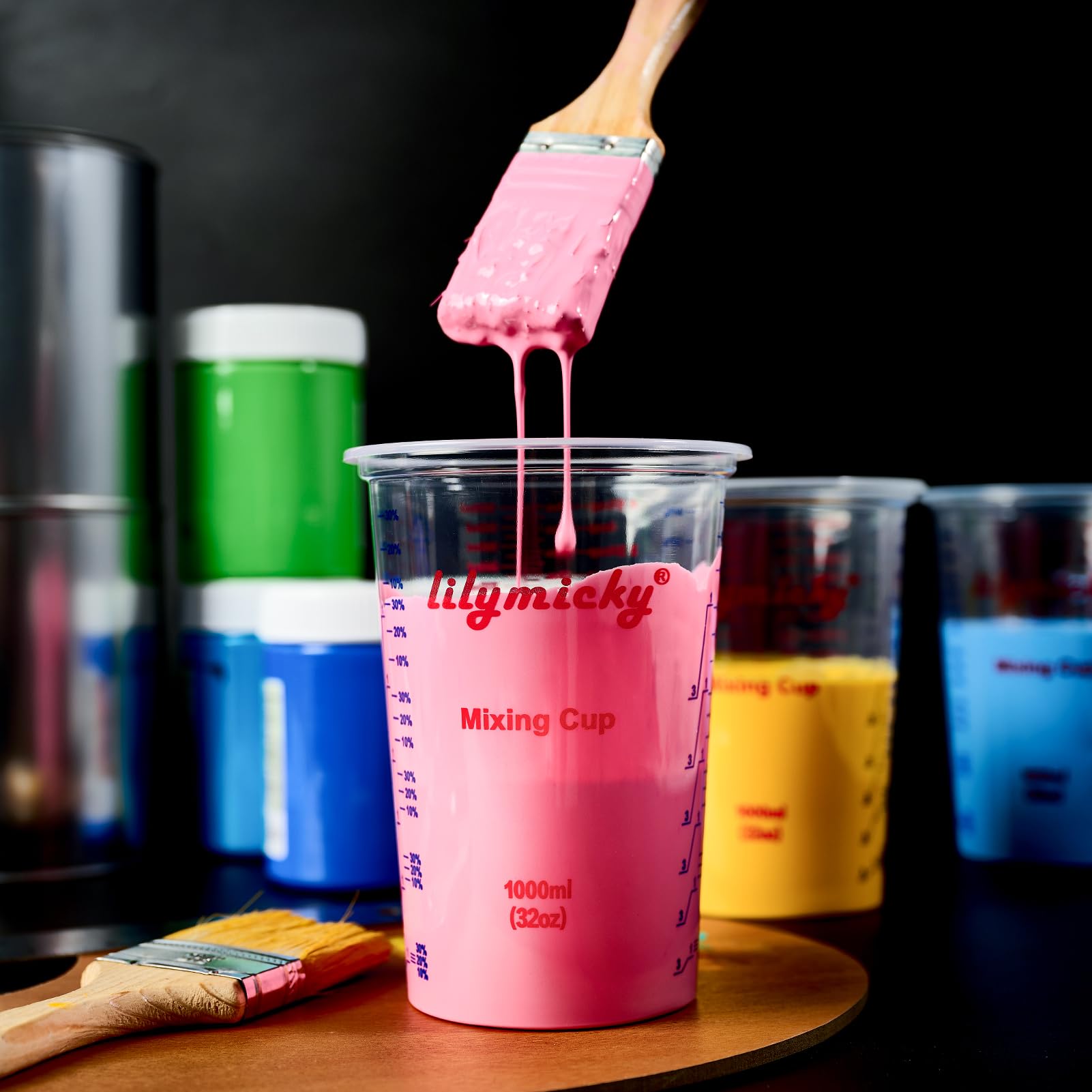 Lilymicky 25-pack helps keep countertops clean during resin work