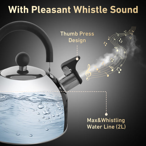 Lily's Home kettle spout with flip-up cover for smooth pouring