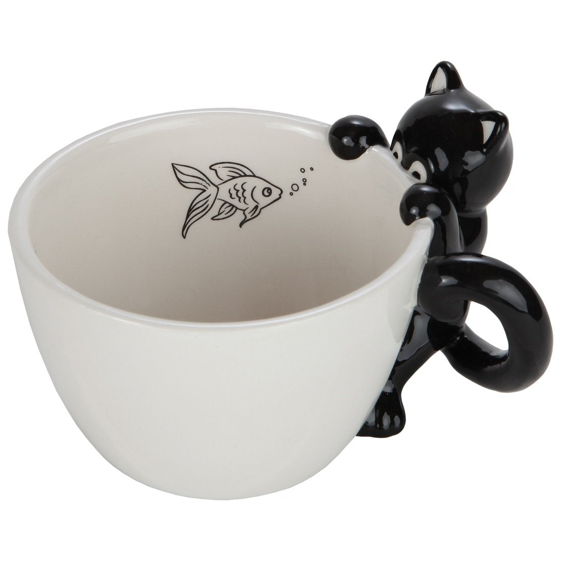 Lily's Home cute fishing cat mug outer design for morning rituals