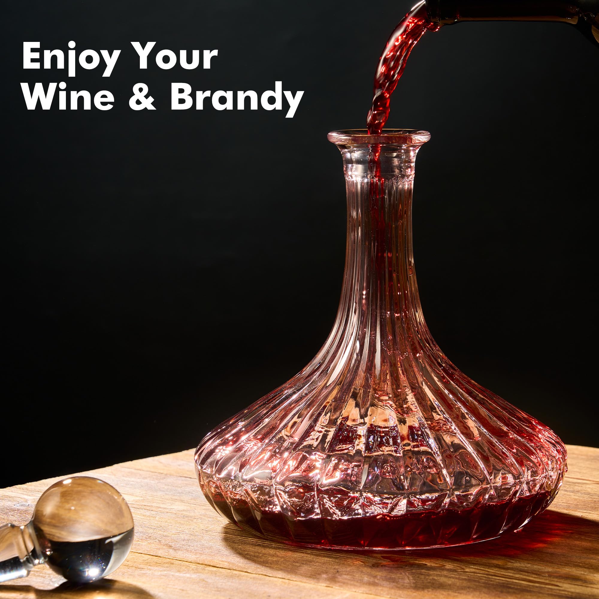 Lilys Home gift-ready wine carafe ideal for celebrations