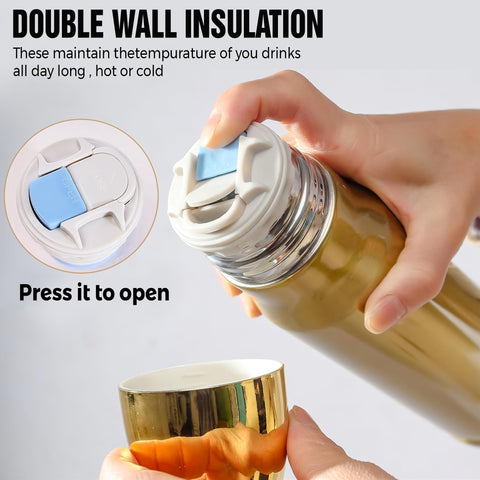 Limima 17oz tumbler car cup-holder friendly fits most vehicles