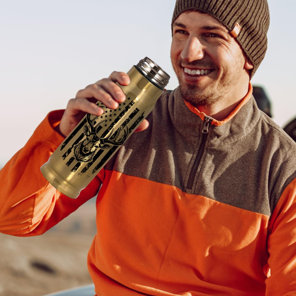 Limima gift-ready hunting tumbler suitable for Dad, Son, or friends.