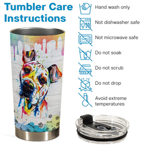 Limima Pitbull tumbler with anti-sweat coating for a comfortable grip