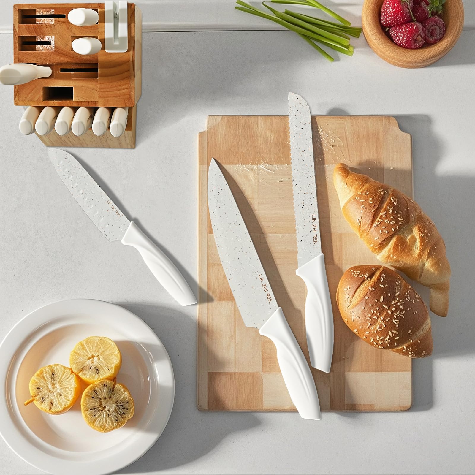 LIN ZHI REN dishwasher-safe: easy cleanup after meals.