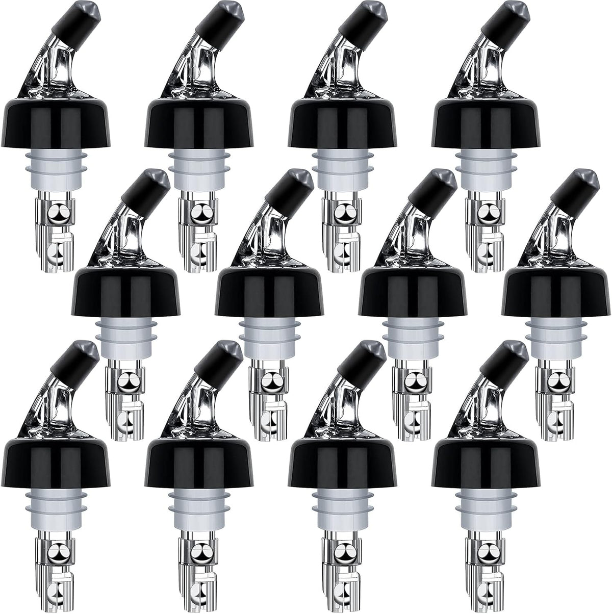 LINALL automatic measured bottle pourer on bottle delivering precise 1 oz pours