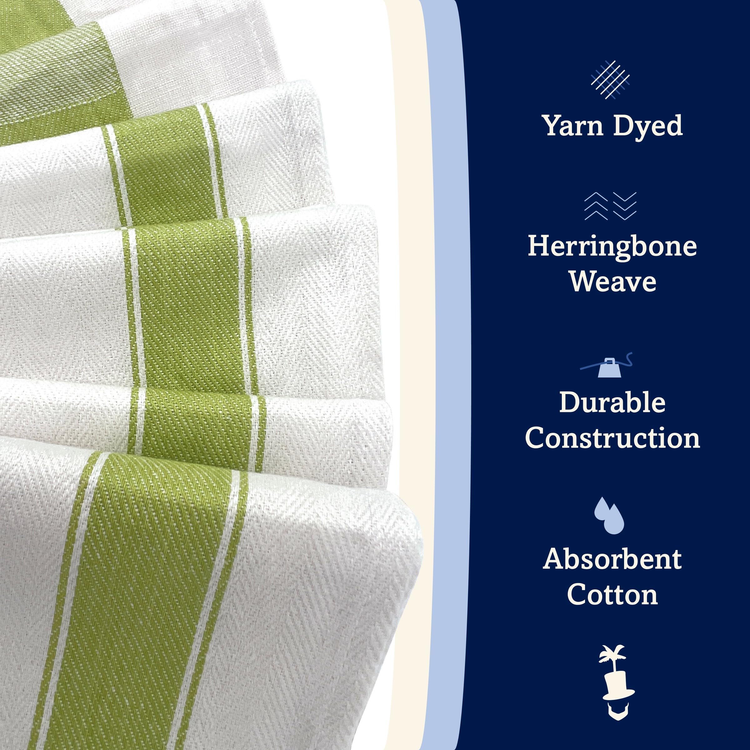 Machine washable design simplifies maintenance and keeps towels ready for daily chores.