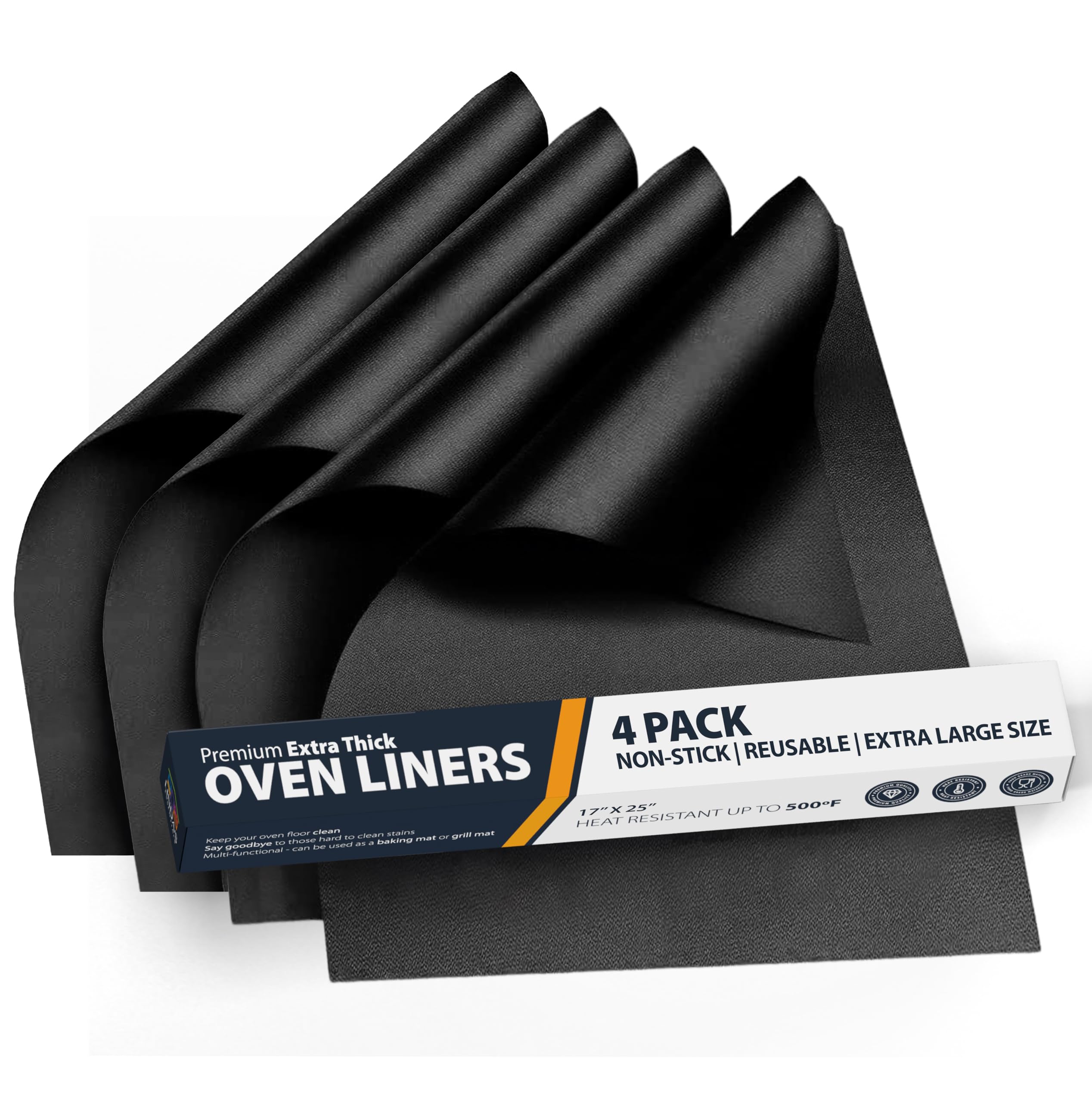 Linda's Essentials oven liner bottom coverage pack protects the oven floor.