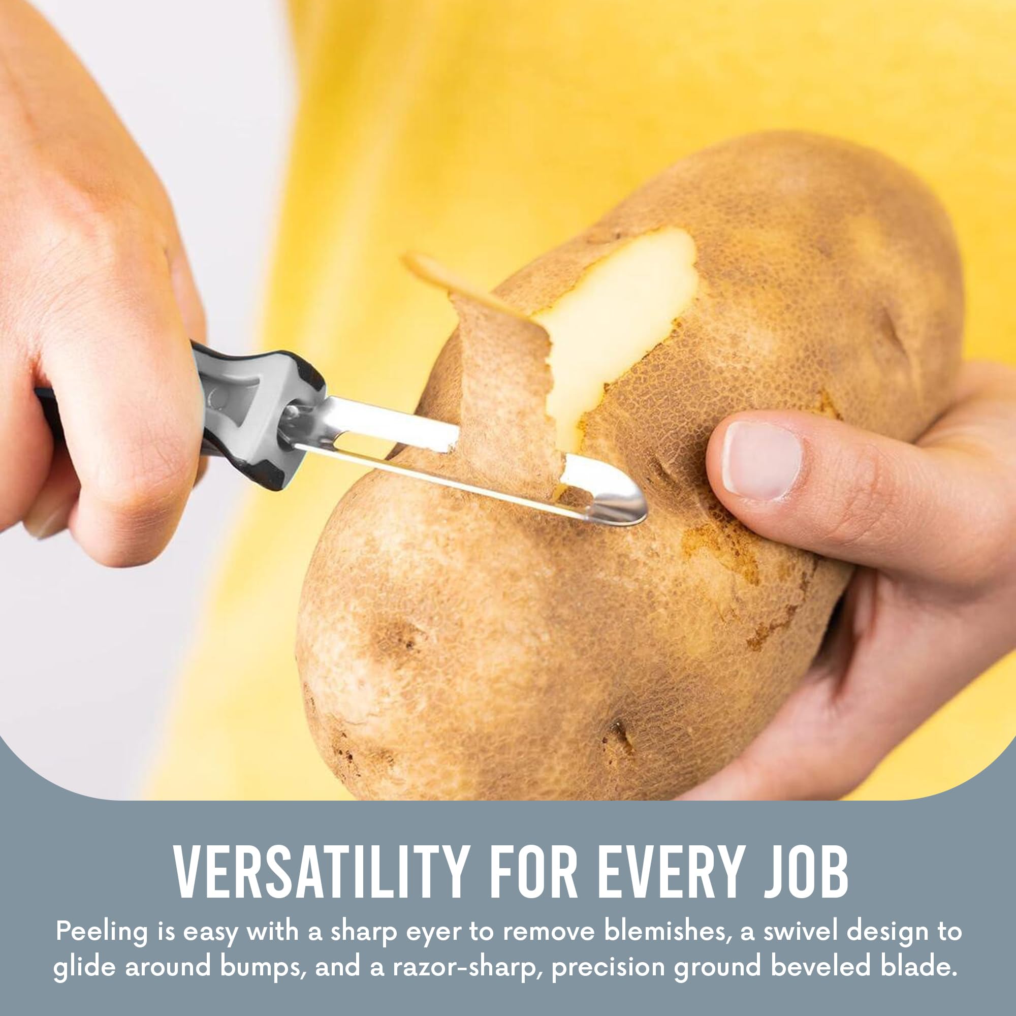 Dishwasher-safe Linden Sweden peeler ready for easy cleanup.