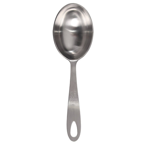 Lindy's MPC4 largest scoop measures 1/2 cup at 9 inches long.