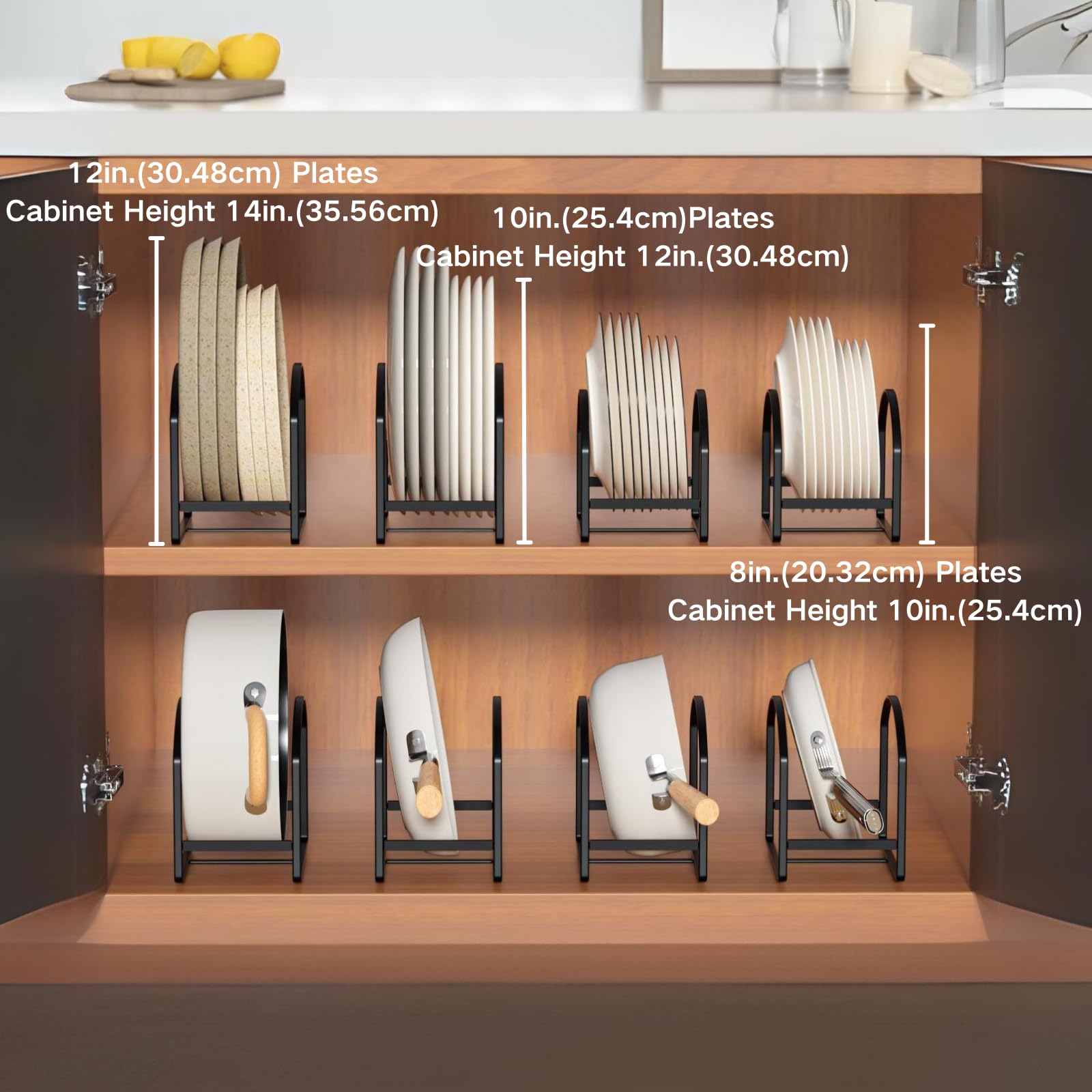 LINFIDITE drying and display function showcases versatile use as a drying rack and plate display.