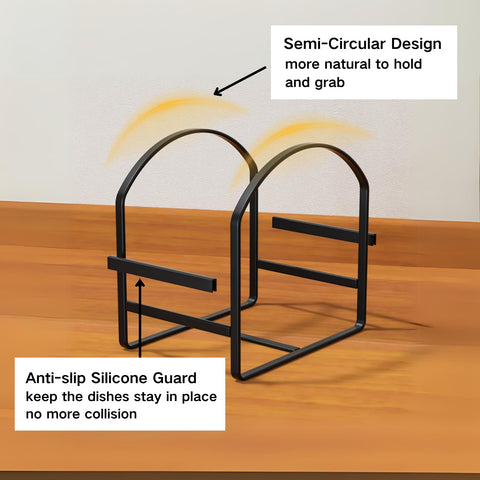 LINFIDITE rubber guard liners highlight slip-free protection during shelf storage.