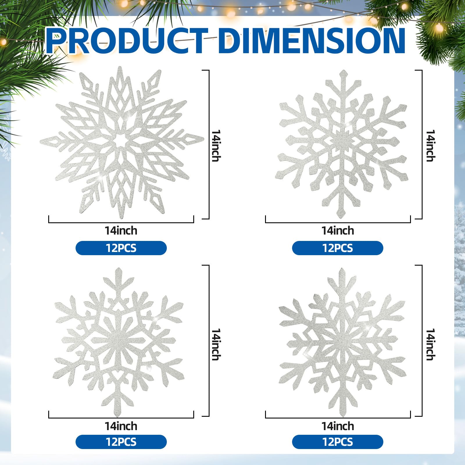 Lingringdcy snowflake placemat gold pattern 2 adds bright winter sparkle