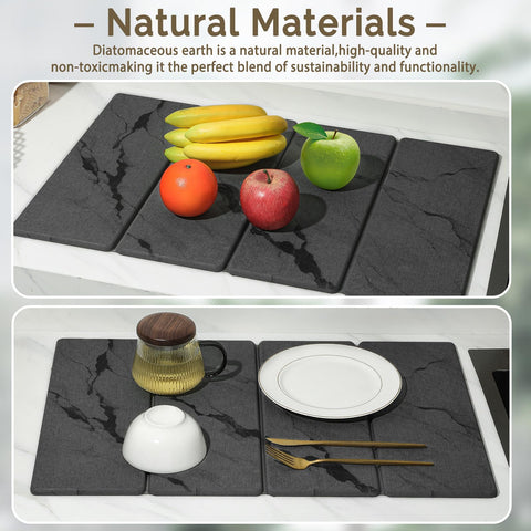 Linidcoud drying mat used for bottles and dishes to air-dry efficiently