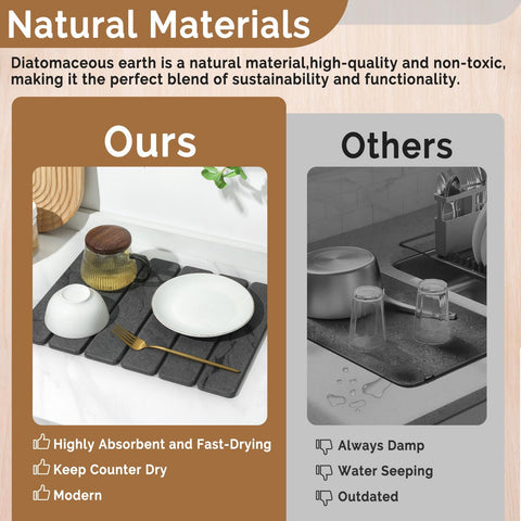 Linidcoud mat doubles as bath mat or plant saucer