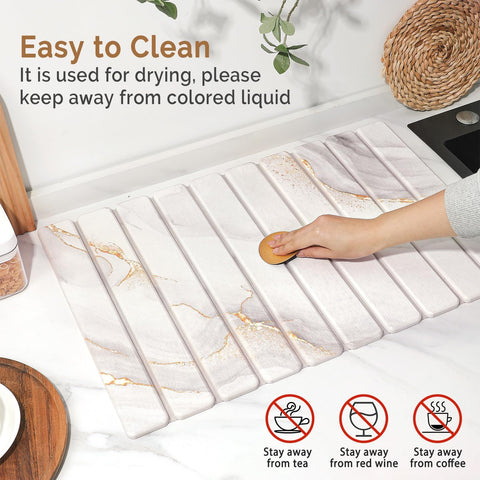 Linidcoud heat-protect countermat keeps countertops safe from hot pots.
