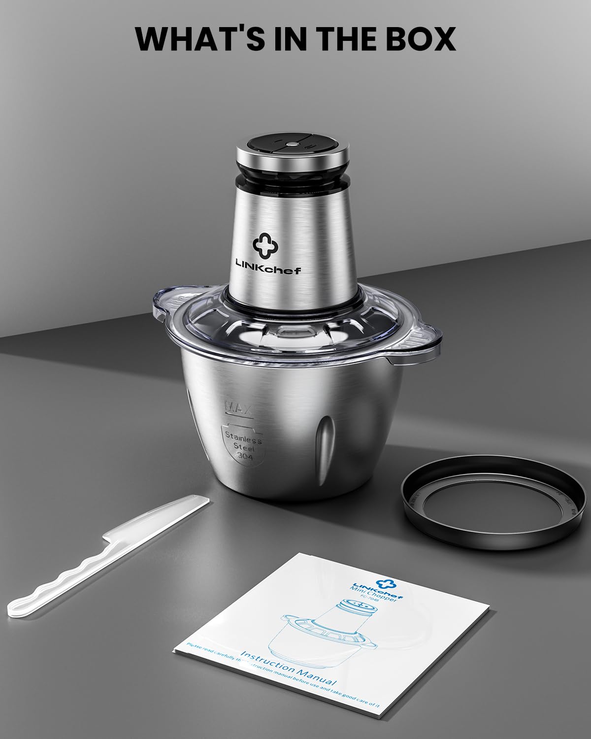 LINKChef easy-to-clean components simplify post-meal cleanup.