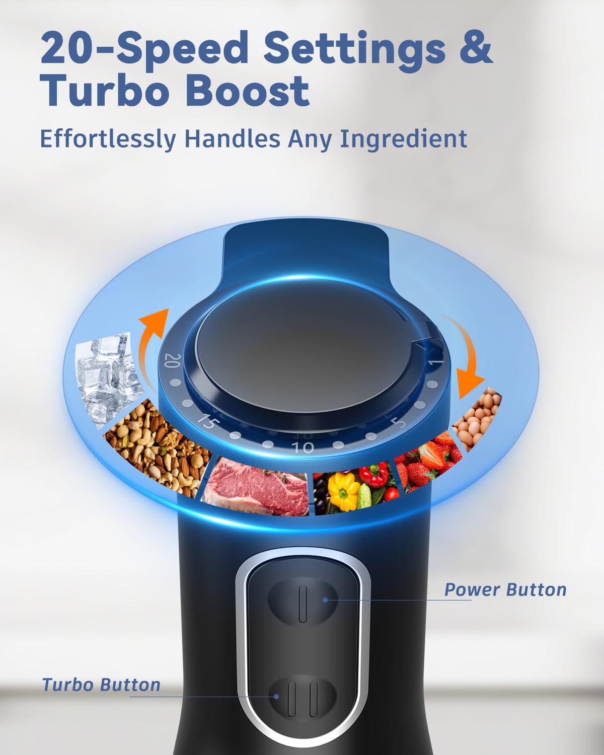 LINKChef ice crush blade ready for frozen drinks