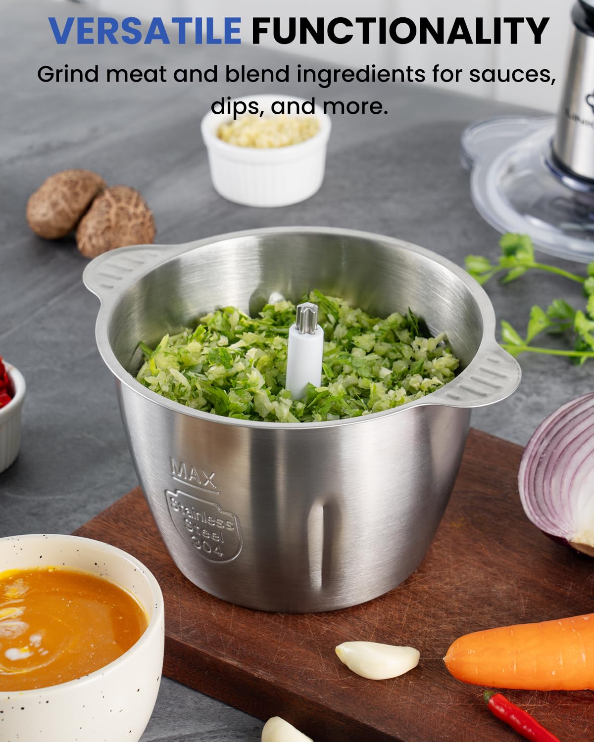 LINKChef compact design fits small kitchens and busy countertops.