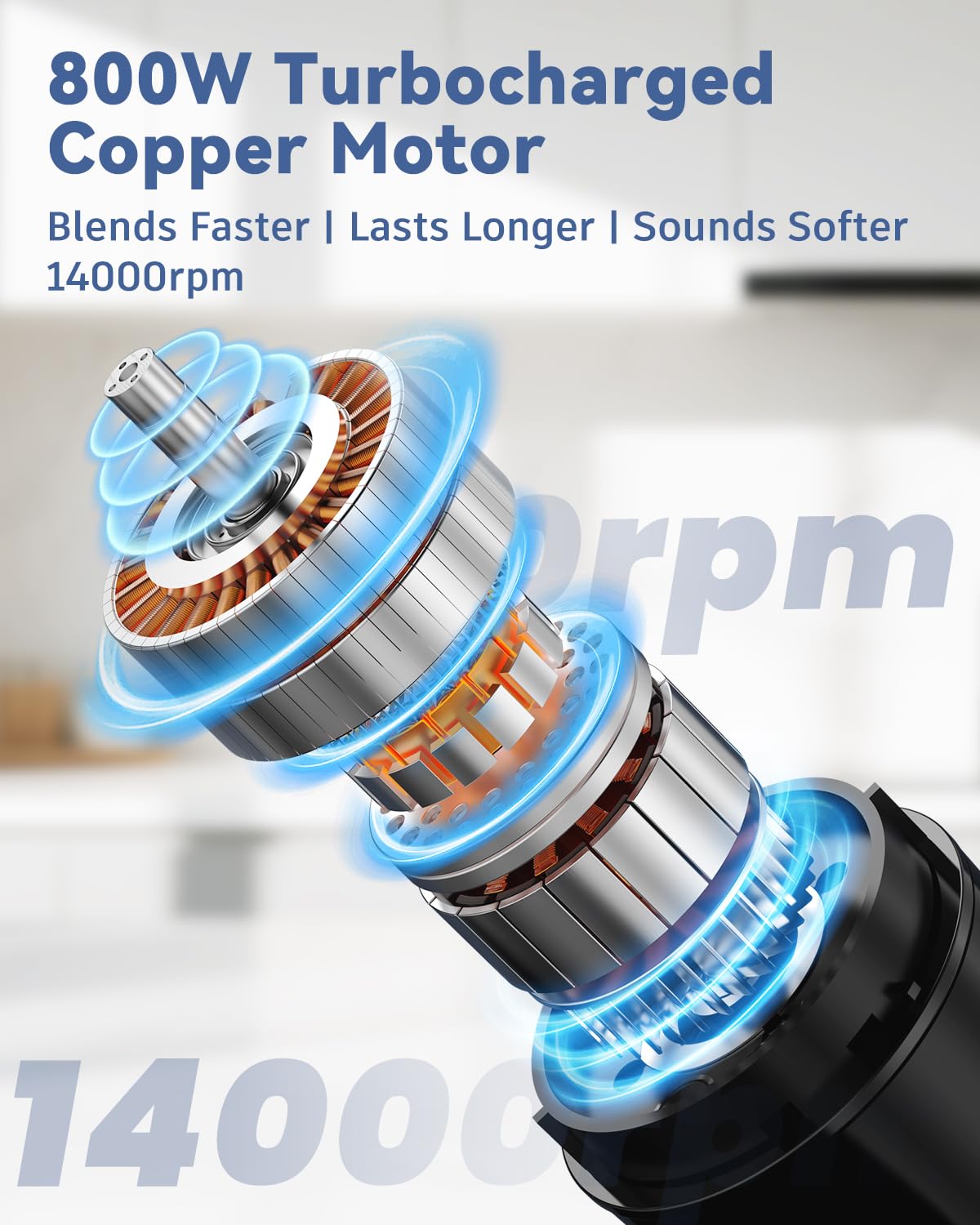 LINKChef 5 ft power cord for flexible kitchen setup