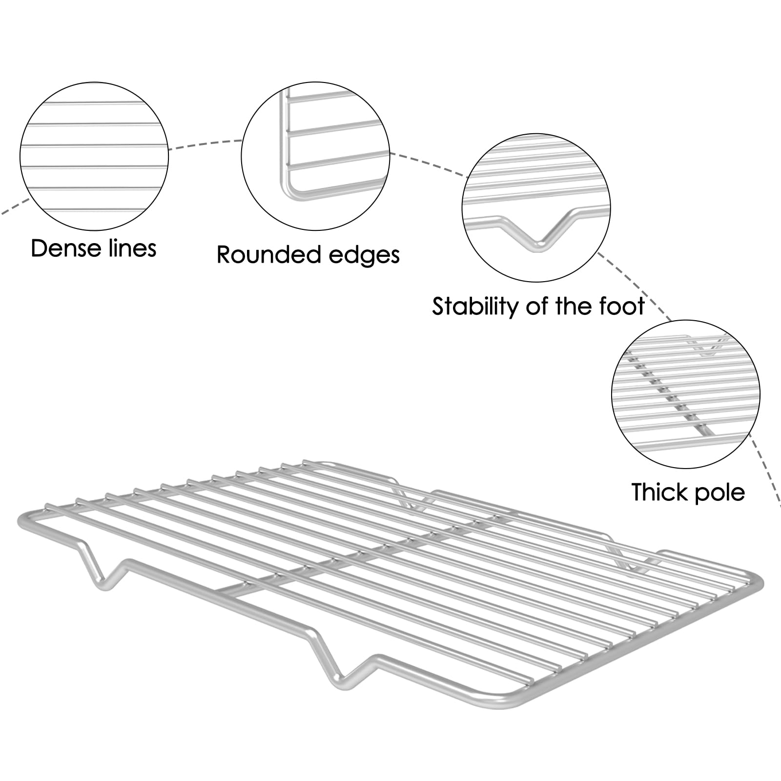 Linkidea disposable-pan compatible grid expands baking options