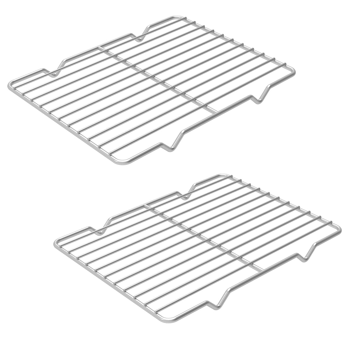 Linkidea metal grate cooling rack 2-pack for even cooling and roasting