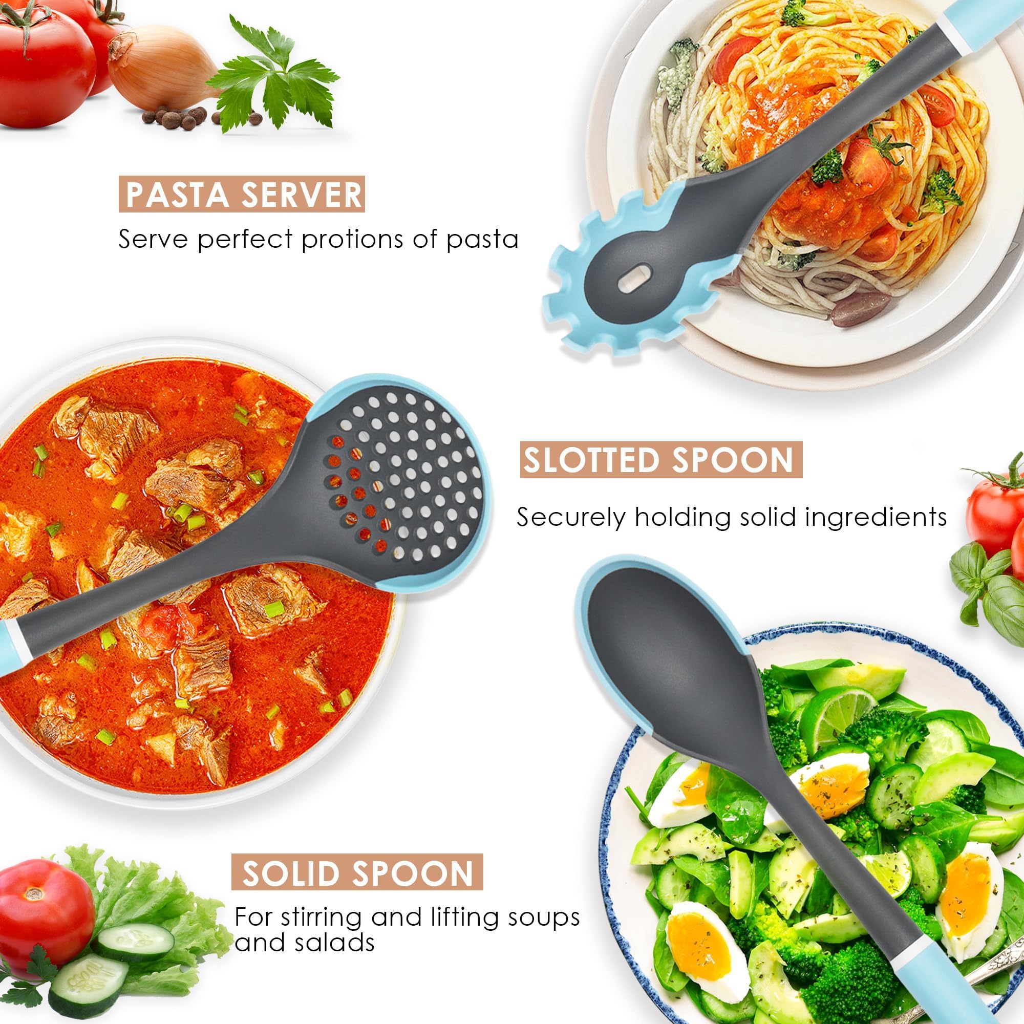 LINKLIFE pasta fork perfect for lifting pasta without clumping