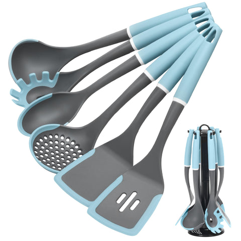 LINKLIFE silicone slotted turner for easy flipping and draining