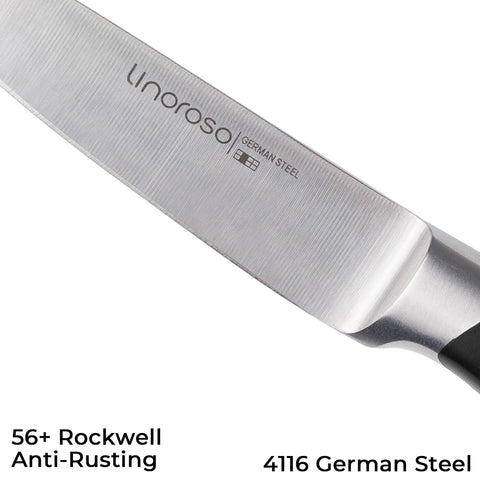 Linoroso Classic Paring Knife with ergonomic handle for comfortable control during prep