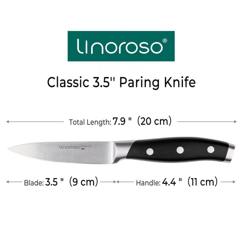 Linoroso Paring Knife ideal for garnish work and fine mincing
