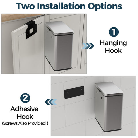 LINSSEN removable inner bucket for easy dumping and cleaning