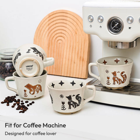 LINVIA dishwasher-safe mug, easy cleanup after busy mornings.